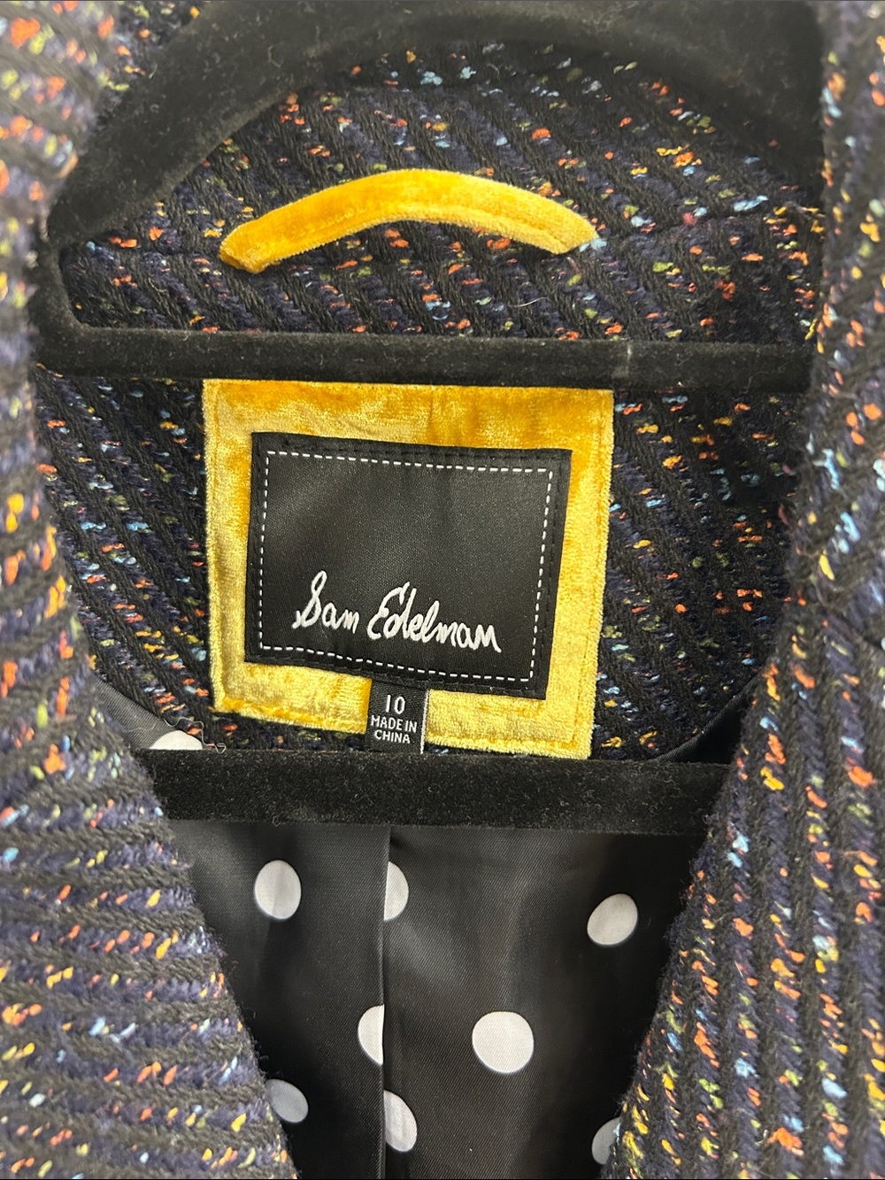 Sam Edelman multicolor coat with liner - Picture 2 of 9